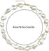 Baroque Pearl Necklace for Women Lrregular Pearl Choker Necklace Dainty White Pearl Beaded Necklace Vintage Pearl Charm Choker Necklace Birthday W...