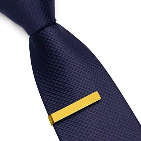 SHUYUE 3 Pc Set 1.9 Inch Skinny Tie Bar Clip - Silver,Black,Gold...