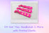 Fold Over Elastic Printed Ribbon for Hair Ties, 5/8 Inch Wide, FOE DIY 10 Yard Roll (Pink Cactus)...