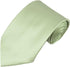 Solid Light Sage Green Color Standard Men's Necktie...