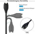 Vivosmart 5 Charger Replacement USB Data Sync Charging Cable Wire Compatible with Garmin Vivosmart 5 Fitness Tracker, Black - 2Pack...