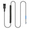 U10 Headset Adapter RJ9 to QD Cable for Plantronics Quick Disconnect Headsets Coil Cord Compatible with Cisco IP Phones 6945 7940 7942 7945 7960 7...