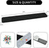 8Pcs Black White Grey Cork Board Bar Strips with 50 Pushpins & Sticky Notes, Self-Adhesive Bulletin Board Strips No Damage for Wall, Felt Pin Boar...