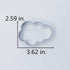 LILIAO Cloud Cookie Cutter - 3.6 x 2.6 inches - Stainless Steel...