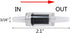Aquarium Air Tubing Accessories Non-Return Valves,Check Valve for 3/16 '' Fish Tank Air Line (Black 12 pcs)...