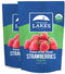 Thousand Lakes Freeze Dried Fruit - ORGANIC Strawberries 2-pack 1.1 ounces (2.2 ounces total) | No Sugar Added | 100% Sliced Organic Strawberries...