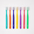 Extra Soft Toothbrush Refill for Adults Sensitive Gums and Teeth with Individual Head Covers, 14 Pcs Manual Toothbrushes - Family and Guests - Gre...