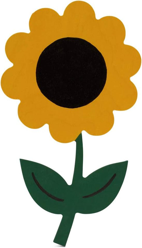 Wood Flower Cutouts, 12-inch x 6.5-inch, Pack of 1 Unfinished Wood Cutout for Painting, Spring Craft, and Easter/Spring Decorations, by Woodpecker...