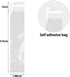 100 Pcs Cellophane Bags, 2x10 Inches Self Sealing Treats Bags, Pretzels Individual Bags, Clear Cellophane Bags for Pretzel Rods Candies Snacks Coo...