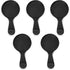 5 Pack of Stainless Steel Mini Spoons - Ice Cream Spoon Short Handle, Perfect for Condiments, Desserts, Tea, Coffee - Black Spoons...