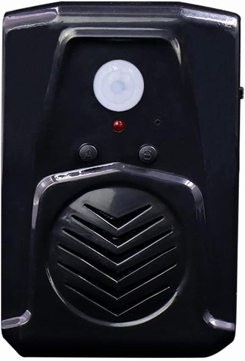 PIR Motion Sensor Activated Sound Player Speaker with USB Cable, Download Your own MP3 Audio Files to Play Speech, Music or Sound Effects (Black)...