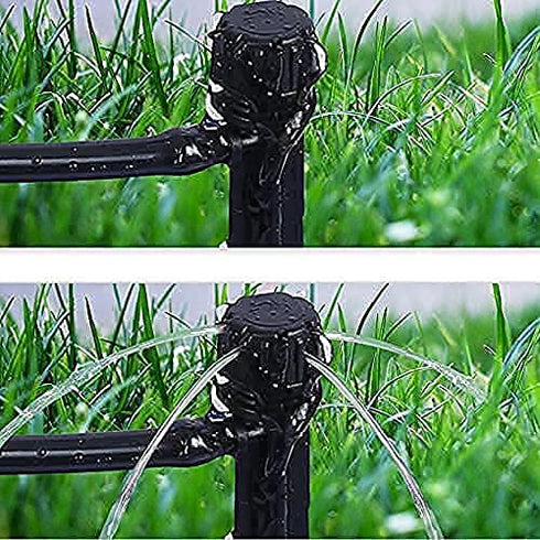 60 Piece of Drip Irrigation Emitters and Parts or Professional Irrigation Drippers and Drip Emitters or Sprinkler System Parts and Heads for 1/4 i...