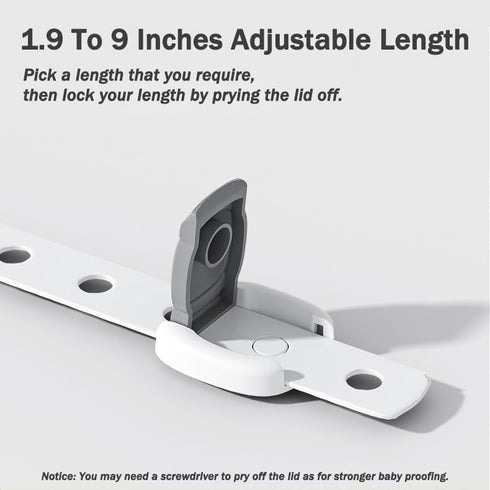 Cabinet Locks Baby Proofing Straps - Child Proof Refrigerator Lock Pack 6 Stove Oven Locks Door Strap for Kids Childproof Safety Cupboard Locks, 3...