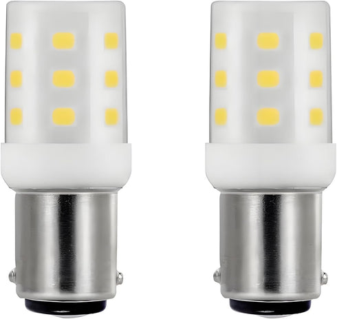 1076 1142 1004 90 LED Light Bulbs BA15D Double Contact Bayonet Base for Marine Navigation Anchor Stern Lights RV Camper Trailer Motorhome 10-40VDC...