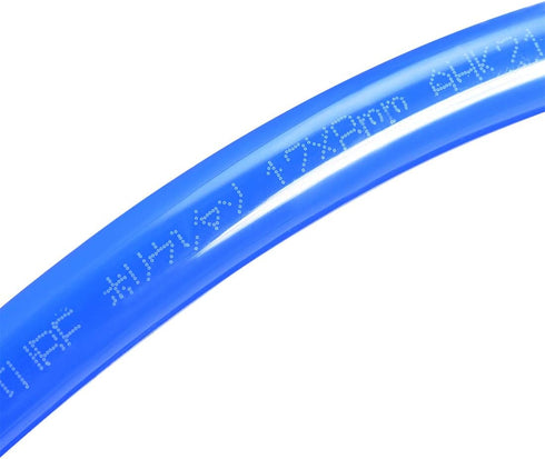 uxcell Pneumatic Air Tubing, 12mm OD x 8mm ID 1m(39.4 Inch) PU Polyurethane Air Compressor Tubing Hose Pipe Blue...