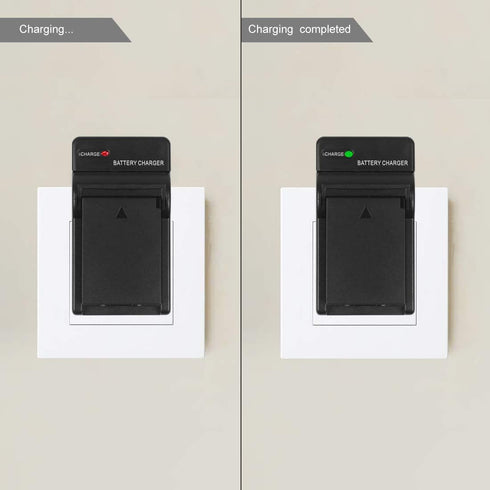 LP-E10 Battery Charger LC-E10 LC-E10C LC-E10E for Canon EOS Rebel T3, T5, T6, T7, EOS Kiss X50, X70, X80, X90, EOS 1100D, 1200D, 1300D, 1500D, 300...