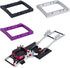 SCX10 II Servo Mount Bracket,LCG Frame Bumper Mounts,Steering,Winch Dual Servo Mounts for 1/10 RC Rigs Crawler Capra SCX10 II Axle Comp TGH Rails ...