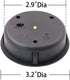 AA 600Mah Solar Lantern Top Replacement for Outdoor Solar Lantern Lights Waterproof, Warm White Glow (Round Solar Panel)...