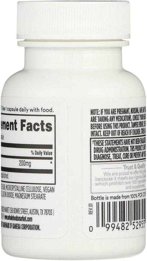 365 By Whole Foods Market, COQ 10 200Mg, 30 Count...
