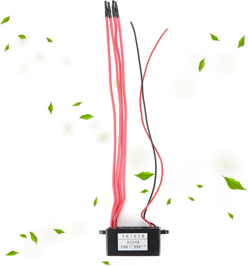 Anion Generator Module, Home Anion Negative Ion Generator Ionizer Module Mini Air Purifier 4 Negative Line (DC12V)...
