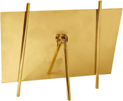Isaac Jacobs 4x6 Gold Magnetic Acrylic Metal Easel Frame (4x6 Horizontal) (Gold)...