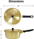 SCALEUP Korean Yellow Pot, Ramen Cooking Pot, Fast Heating (18cm/7 inches)...