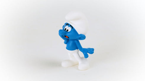 Schleich Smurfs, Collectible Retro Toys and Figurines for All Ages, Scaredy Smurf Figure...