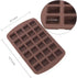 Webake Mini Brownie Pan Square Silicone Baking Mold for Keto Fat Bomb, Chocolate, Peanut Butter, Blondie...