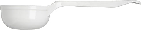 Carlisle FoodService Products Measure Miser Solid Measuring Spoon with Short Handle, 3 Ounces, White, 1 Count (Pack of 1)...