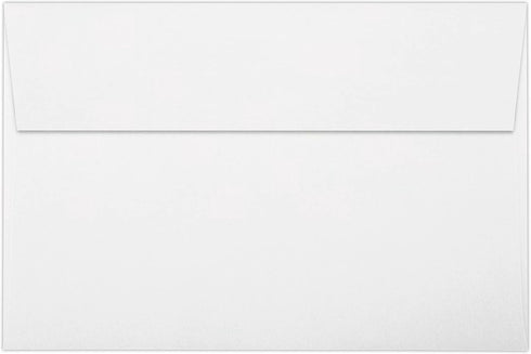 LUXPaper A9 Invitation Envelopes | Peel & Press | 5 3/4" x 8 3/4" | White | 24lb. Text | 50 Qty...