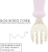 6Pcs Toddler Utensils - Stainless Steel Forks & Spoons with Silicone Handles, Easy-Grip, Gentle on Gums, Dishwasher Safe...