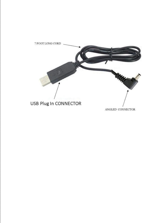 Generic USB Cord for Cobra car Charger Power Straight Cord 7 FT Long Style USB Connector...