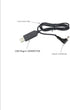 Generic USB Cord for Cobra car Charger Power Straight Cord 7 FT Long Style USB Connector...