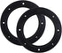 Saim 6" Dia Universal Black Plastic Speaker Spacer Adaptor Ring Mounting Bracket Fit ABS Car Stereo Speaker Spacers (2 Pcs)...