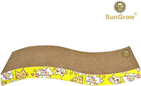 SunGrow Rabbit, Ferret & Cat Scratcher Board, Prevent Electric Shock from Wire Chew, Stop Carpet, Wood & Shoe Chewing, No Scratch furniture, Alter...