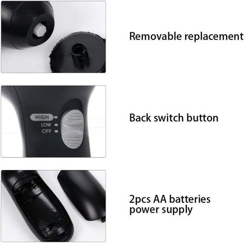 Electric Shoe Brush Shoe Polishing Kit, Handheld Portable Shoe Shine Kit Shoe Cleaning Kit, Shoes Dirt Removing Dust Cleaning Polisher for Leather...