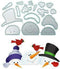 Snowman Bird Cutting Dies for Card Making,Little Girl Metal Die Cuts Embossing Stencil for Scrapbooking DIY Album Paper Cards Art Craft...