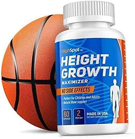 Height Growth - Height Growth Maximizer - Calcium, Vitamin D3, B1, B2 - Grow Taller Supplement - Bone Growth Supplement - Made in USA (White)...