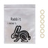 Angzhili 10 Bag Dental Orthodontic Rubber Bands,Elastic Rubber Bands,Orthodontic Supply 3.5 Oz (3/16")...