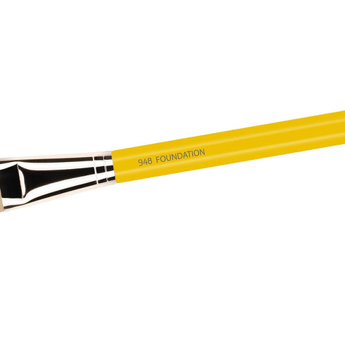 Bdellium Tools Professional Makeup Brush - Studio Series 948 Foundation - With Soft Synthetic Fibers, For Foundation & Concealing (Yellow, 1pc)...
