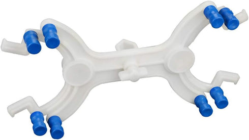 StonyLab Plastic Double Burette Clamp, Adjustable Double Burette Clamp Buret Clamp Butterfly Style Spring Loaded Lab Accessory for Laboratory...