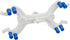 StonyLab Plastic Double Burette Clamp, Adjustable Double Burette Clamp Buret Clamp Butterfly Style Spring Loaded Lab Accessory for Laboratory...