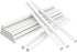 White Plastic Cake Dowel Rods for Tiered Cake Construction and Stacking Supporting Cake Round Dowels Straws with 0.4 Inch Diameter (9.5 Inch Lengt...