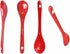 3 sets of 8 Color Porcelain Egg Spoons Ceramic Spoons 4.7 inch Coffee Dessert Yogurt Tea Milky Tea (16 pcs)...