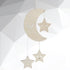 BESTOYARD Nursery Ceiling Mobile Moon Stars Ceiling Hanging Decorations for Baby Shower Baby Nursery Room...