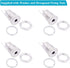 Fancasee (4 Pack) 3.5mm x 1.35mm Female DC Power Jack Socket Panel Mount 2 Pin Solder Type Metal Power Supply Jack Connector Adapter Socket...