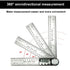 Digital Angle Finder, 2 in 1 Digital Angle Gauge 7 inch/200mm Stainless steel tool kit for Carpenter/Woodworking/DIY Tools...