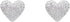 Lavencious CZ Paved Heart Shape Pendant Necklace and Cluster Earrings Jewelry Set for Women...