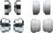 PSI Woodworking R6RINGBU 8pc Ring Turning Bushing Set...