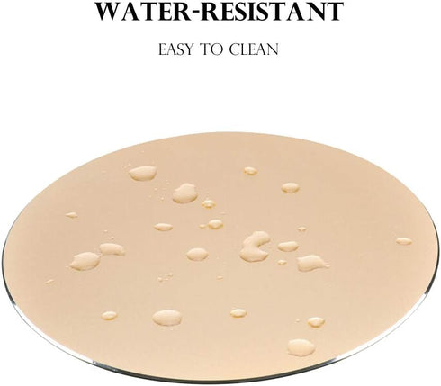 ProElife Premium Aluminum Metal Mouse Pad Mice Mat 8.66 inch (Round, Champagne Gold)...